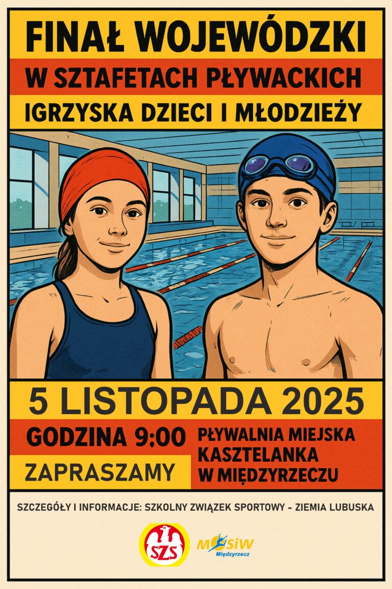 FINAŁ WOJEWÓDZKI W SZTAFETACH PŁYWACKICH